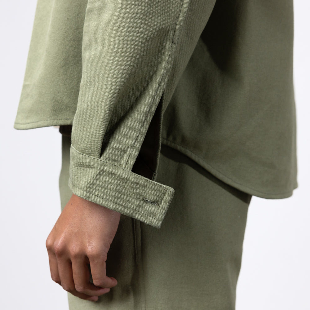 THE DUCK CANVAS SHIRT - MILITIA